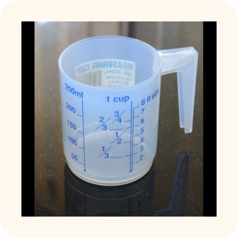 measuring cup
